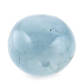 MILKY AQUAMARINE PLAIN OLIVE (HALF DRILL 0.80MM) (AAA/HI) 15X12MM 12.38 Cts.