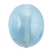 MILKY AQUAMARINE PLAIN OLIVE (FULL DRILL 1MM) (AA/HI) 15X12MM 12.05 Cts.