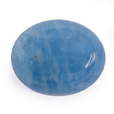 MILKY AQUAMARINE OVAL CAB (AA) 10X8MM 3.08 Cts.