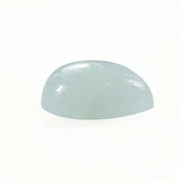 MILKY AQUAMARINE PEAR CAB 15X12MM 8.31 Cts.