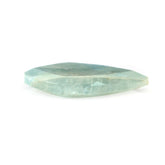 MILKY AQUAMARINE BOTH SIDE TABLE CUT KITE 26.70X22.40MM 18.37 Cts.