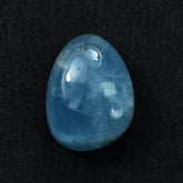 MILKY AQUAMARINE IRREGULAR PEAR CAB (AA) 12X9MM 4.20 Cts.