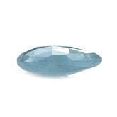 MILKY AQUAMARINE ROSE CUT BRIOLETTE PEAR (AA) 14X10MM 4.35 Cts.