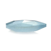 MILKY AQUAMARINE ROSE CUT BRIOLETTE PEAR (AA) 12X9MM 2.70 Cts.