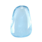 MILKY AQUAMARINE BOTH SIDE TABLE CUT TAPER (AA) 15.20X10X7.50MM 5.10 Cts.