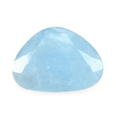 MILKY AQUAMARINE BOTH SIDE TABLE CUT TRILLAIONISH (AAA) 15.50X11MM 5.18 Cts.