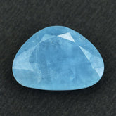 MILKY AQUAMARINE BOTH SIDE TABLE CUT TRILLAIONISH (AAA) 15.50X11MM 5.18 Cts.