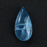 MILKY AQUAMARINE PEAR CAB (AAA) 14X7MM 2.90 Cts.