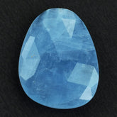 MILKY AQUAMARINE ROSE CUT BRIOLETTE IRREGULAR PEARISH (HALF-DRILL) (AAA) 20X15MM 8.83 Cts.