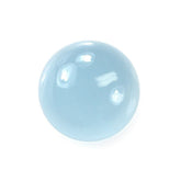 MILKY AQUAMARINE ROUND CAB (A) 12MM 6.80 Cts.