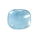 MILKY AQUAMARINE PLAIN LENTIL CUSHION (AA) 14X12MM 4.99 Cts.