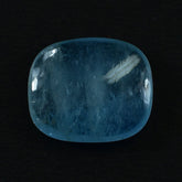 MILKY AQUAMARINE PLAIN LENTIL CUSHION (AA) 14X12MM 4.99 Cts.