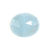 MILKY AQUAMARINE ROSE CUT OVAL (A) 12X10MM 4.20 Cts.