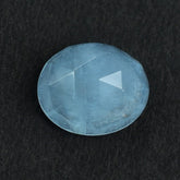 MILKY AQUAMARINE ROSE CUT OVAL (A) 12X10MM 4.20 Cts.