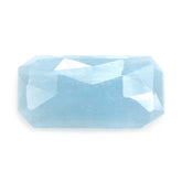MILKY AQUAMARINE ROSE CUT OCTAGON CAB (AA) 20X10MM 8.69 Cts.