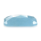 MILKY AQUAMARINE ROSE CUT OCTAGON CAB (AA) 20X10MM 8.69 Cts.