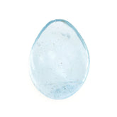 MILKY AQUAMARINE PLAIN PLAT LEAF (A) 12X9MM 1.35 Cts.