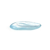 MILKY AQUAMARINE PLAIN PLAT LEAF (A) 12X9MM 1.35 Cts.