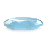 MILKY AQUAMARINE BOTH SIDE TABLE CUT OVAL (AA) 18X13MM 9.05 Cts.