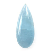 MILKY AQUAMARINE PEAR CAB (AA) 20X8MM 5.20 Cts.