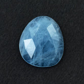 MILKY AQUAMARINE ROSE CUT PEARISH CAB (AAA) 12.50X15.50MM 4.75 Cts.