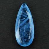 MILKY AQUAMARINE BOTH SIDE TABLE CUT PEAR (AAA) 21X9MM 5.20 Cts.