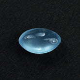 MILKY AQUAMARINE PLAIN LENTIL MARQUISE (AA) 9.50X6.50MM 1.62 Cts.