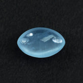 MILKY AQUAMARINE PLAIN LENTIL MARQUISE (AA) 10X6.50MM 1.80 Cts.