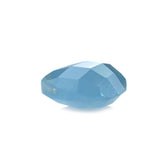MILKY AQUAMARINE CHECKER CUT BRIOLETTE HEART (FULL-DILL) (AAA) 10MM 3.22 Cts.