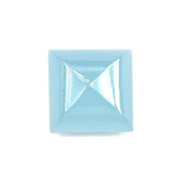 MILKY AQUAMARINE PYRAMID CAB SQUARE (A) 9MM 4.26 Cts.