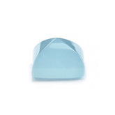 MILKY AQUAMARINE PYRAMID CAB SQUARE (A) 9MM 4.26 Cts.