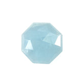 MILKY AQUAMARINE ROSE CUT HEXAGON CAB (A) 10MM 3.05 Cts.