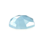 MILKY AQUAMARINE ROSE CUT HEXAGON CAB (A) 10MM 3.05 Cts.