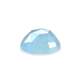 MILKY AQUAMARINE ROSE CUT HEXAGON CAB (AA) 8.50MM 2.05 Cts.