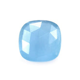 MILKY AQUAMARINE ROSE CUT BRIOLETTE CUSHION (AAA) 10MM 3.50 Cts.