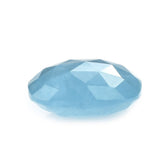 MILKY AQUAMARINE ROSE CUT BRIOLETTE CUSHION (AAA) 12MM 5.88 Cts.