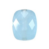 MILKY AQUAMARINE CHECKER CUT BRIOLETTE CUSHION (FULL-DRILL) (AA) 10X8MM 3.33 Cts.