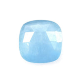 MILKY AQUAMARINE ROSE CUT BRIOLETTE CUSHION (AA) 10MM 3.70 Cts.
