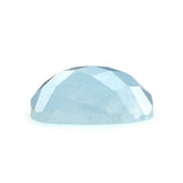 MILKY AQUAMARINE CHECKER CUT CUSHION CAB (A) 12X8MM 3.85 Cts.