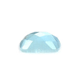 MILKY AQUAMARINE CHECKER CUT CUSHION CAB (A) 10MM 3.20 Cts.