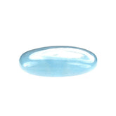 MILKY AQUAMARINE PLAIN LENTIL CUSHION (AA) 12MM 4.78 Cts.
