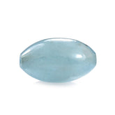 MILKY AQUAMARINE PLAIN DHOLKI (FULL-DRILL) (AA) 14X8MM 6.60 Cts.