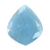 MILKY AQUAMARINE BOTH SIDE TABLE CUT KITE (AA) 26.70X22.40MM 18.13 Cts.