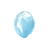 MILKY AQUAMARINE FACETED DROP'S (AA) 16X8MM 7.30 Cts.