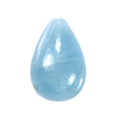 MILKY AQUAMARINE FACETED DROP'S (HALF-DRILL) (AA) 12X8MM 5.32 Cts.