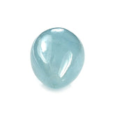 MILKY AQUAMARINE FACETED DROP'S (HALF-DRILL) (AA) 12X8MM 5.32 Cts.