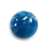 MILKY AQUAMARINE ROUND CAB (AAA) 12MM 6.90 Cts.