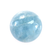 MILKY AQUAMARINE ROUND CAB (AA) 12MM 6.80 Cts.