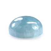 MILKY AQUAMARINE ROUND CAB (AA) 12MM 6.80 Cts.