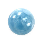 MILKY AQUAMARINE PLAIN ROUND CAB (AA) 13MM 8.75 Cts.